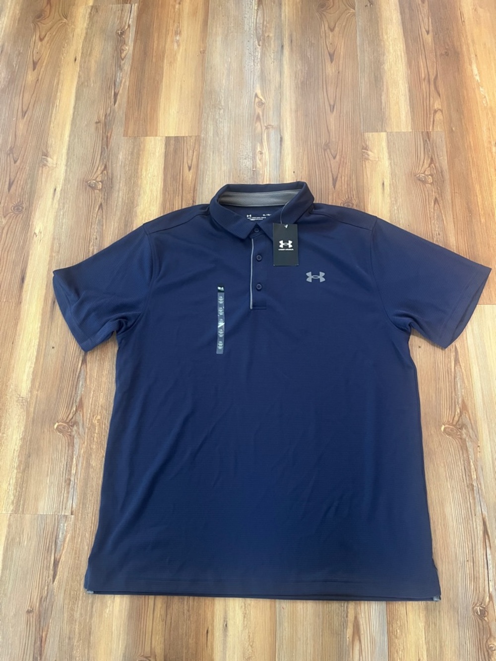 Under Armour Navy Short-Sleeve Polo Shirt